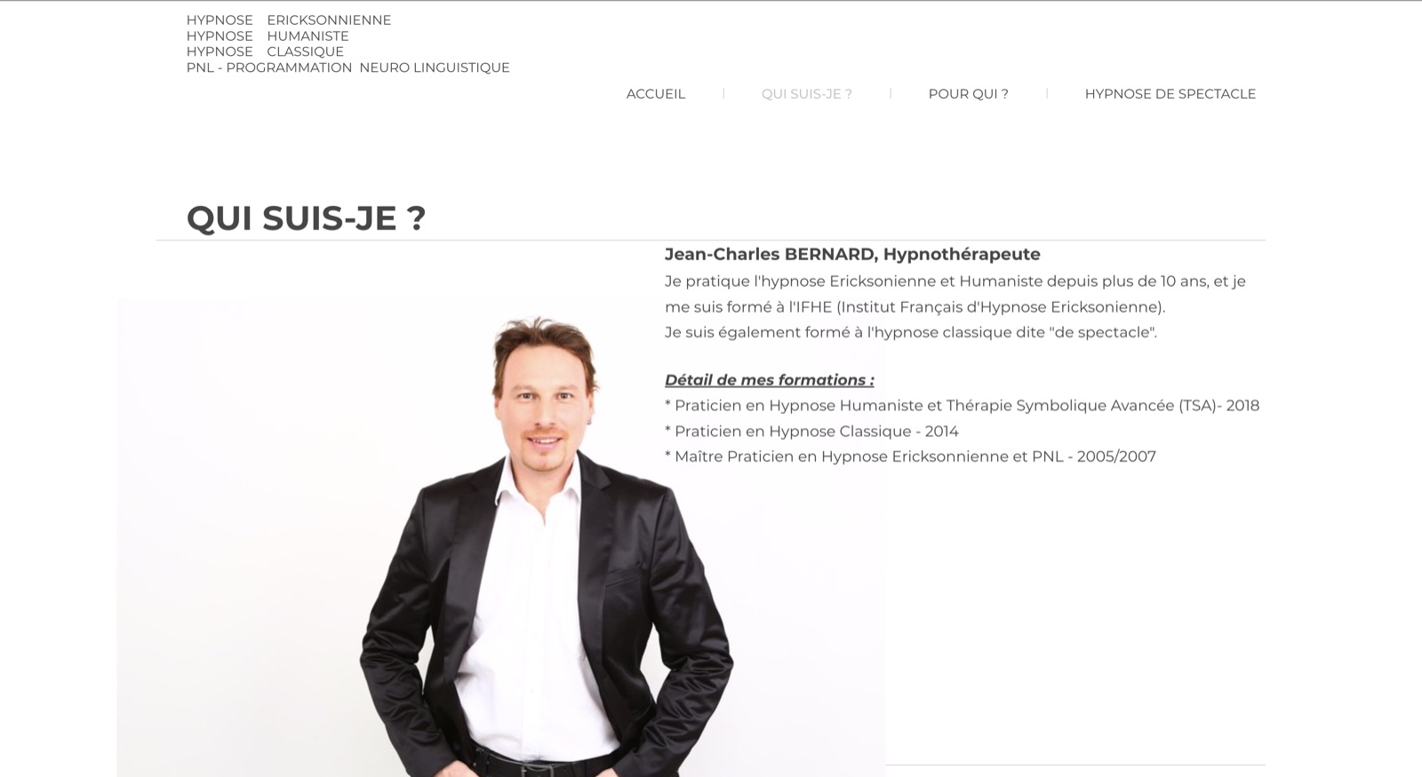 Jean-Charles Bernard — Before